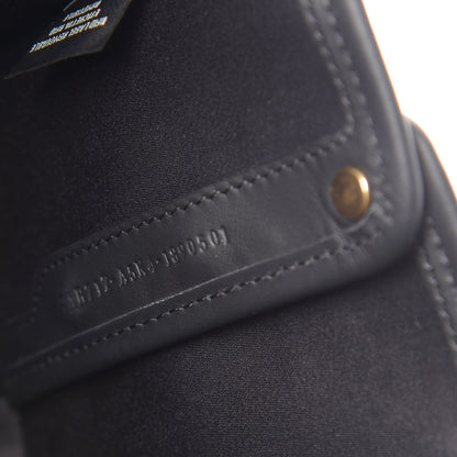 Fendi Glazed Fabric Vitello Century FF 1974 Stamp Patch Mini Peekaboo Defender Cover Mogano Panna Black 7 of 10