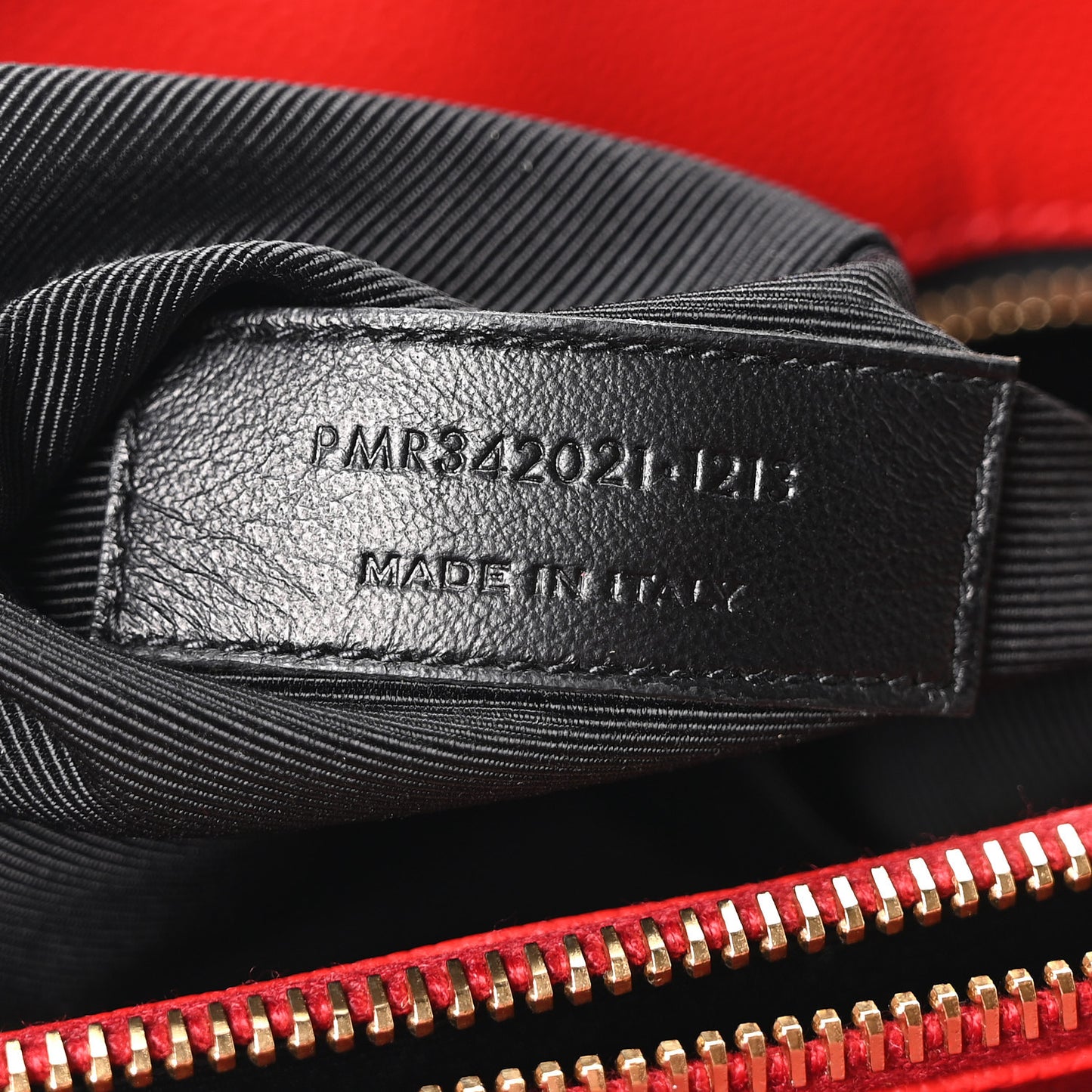 Grain De Poudre Classic Monogram Shopping Bag Red