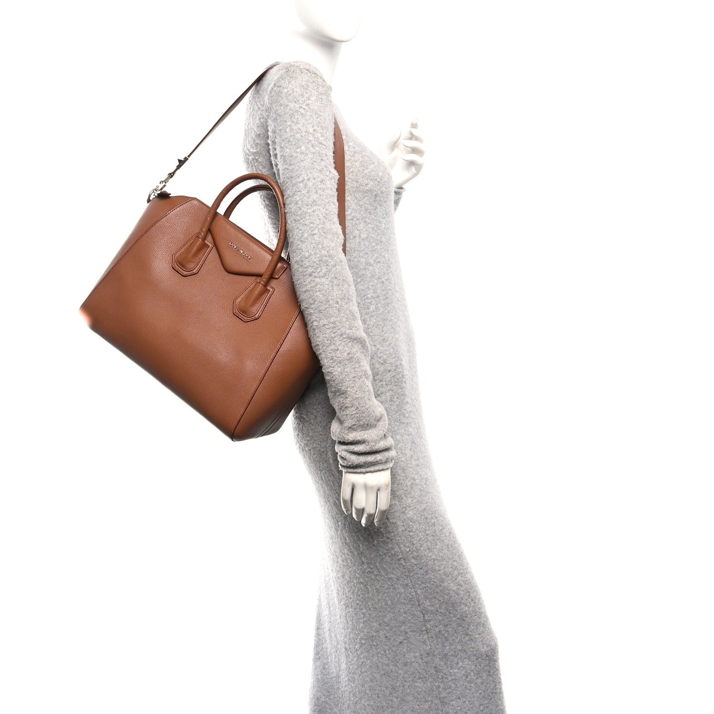 Sugar Goatskin Medium Antigona Cognac