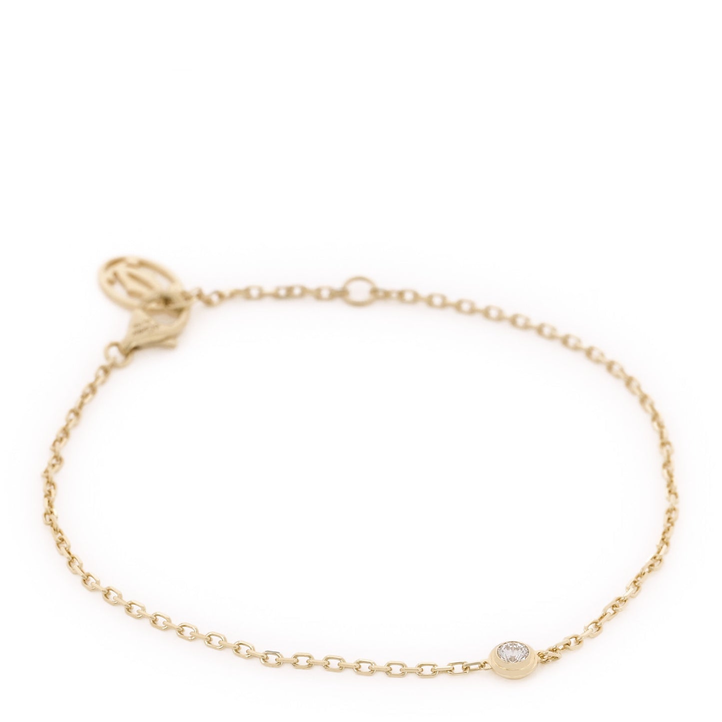 18K Yellow Gold Diamond SM D'Amour Bracelet