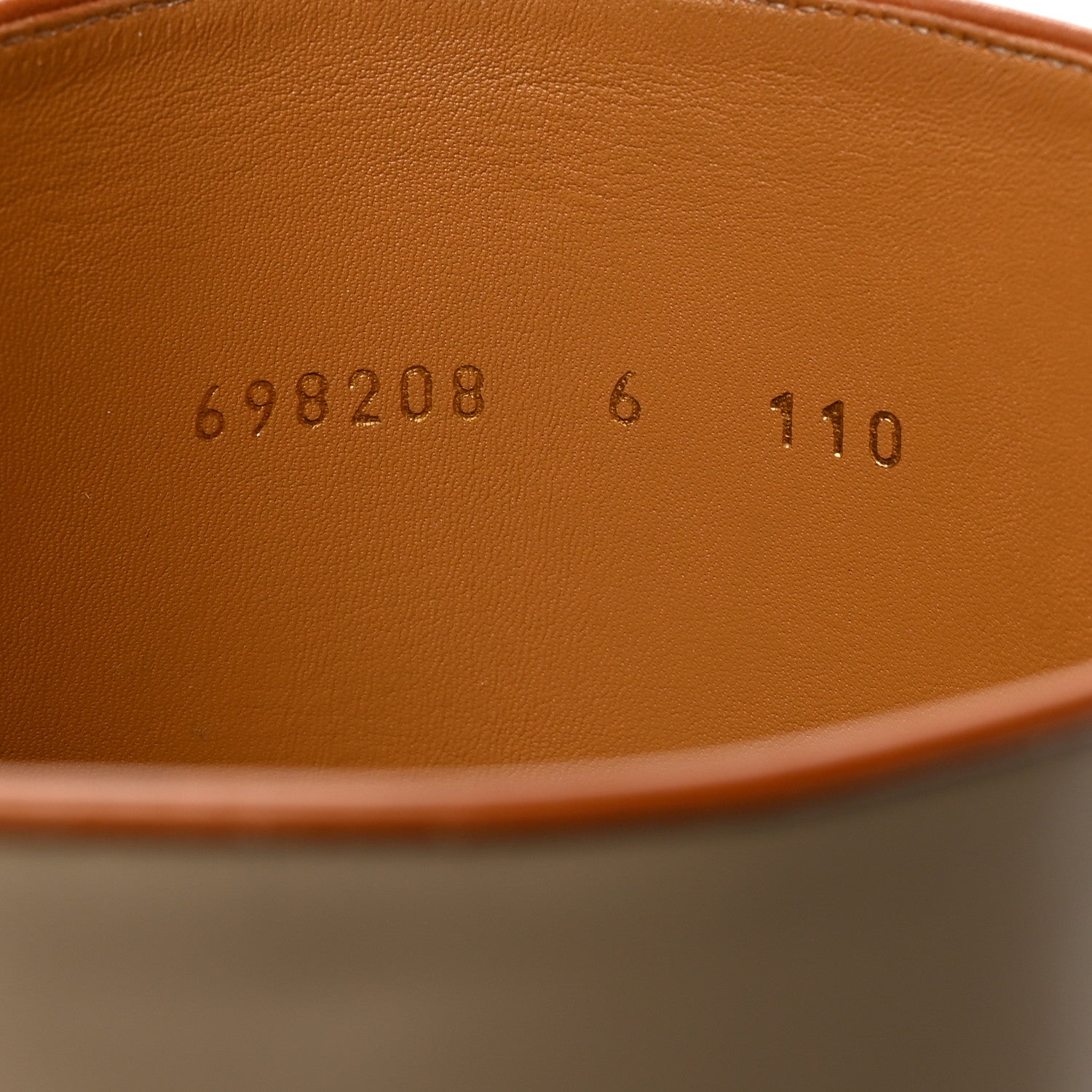 Gucci Brushed Calfskin Quebec Calfskin Tall Boots 6 Oatmeal Carnelian 7 of 10