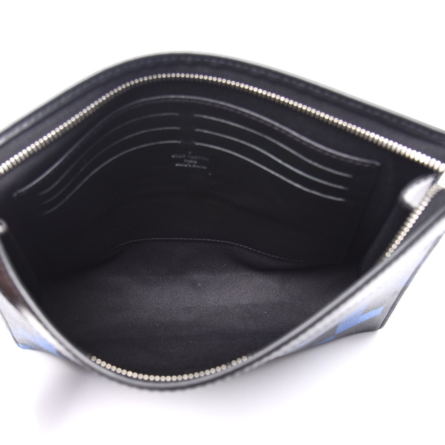 Damier Graphite Pixel Toiletry Pouch 26 Blue