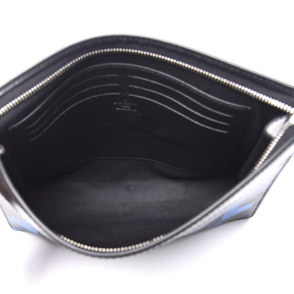Louis Vuitton Damier Graphite Pixel Toiletry Pouch 26 Blue 4 of 9