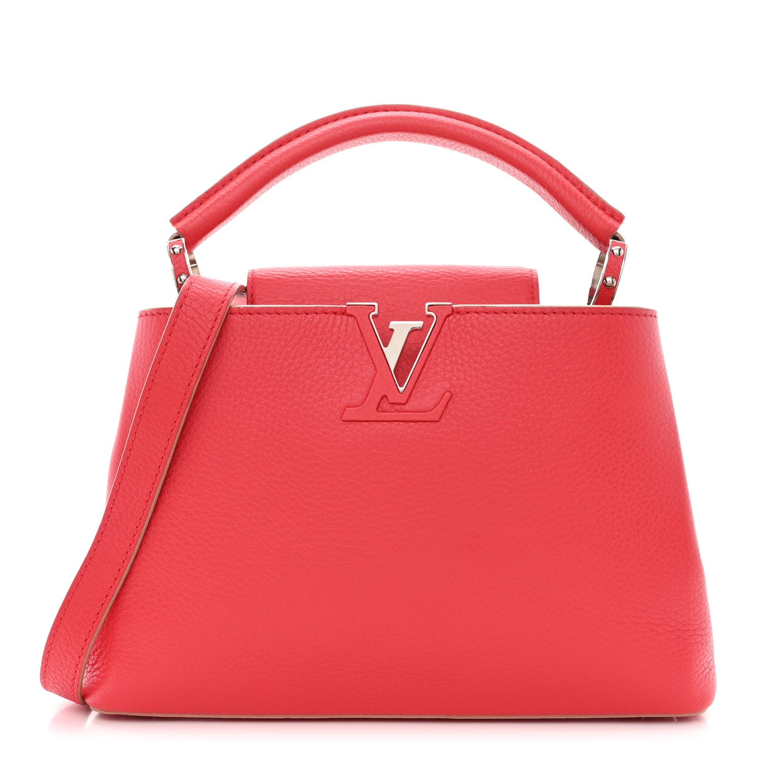 Louis Vuitton Taurillon Capucines BB Rose Litchi 1 of 11