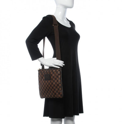 Louis Vuitton Damier Ebene Brooklyn Flat Pochette 2 of 7