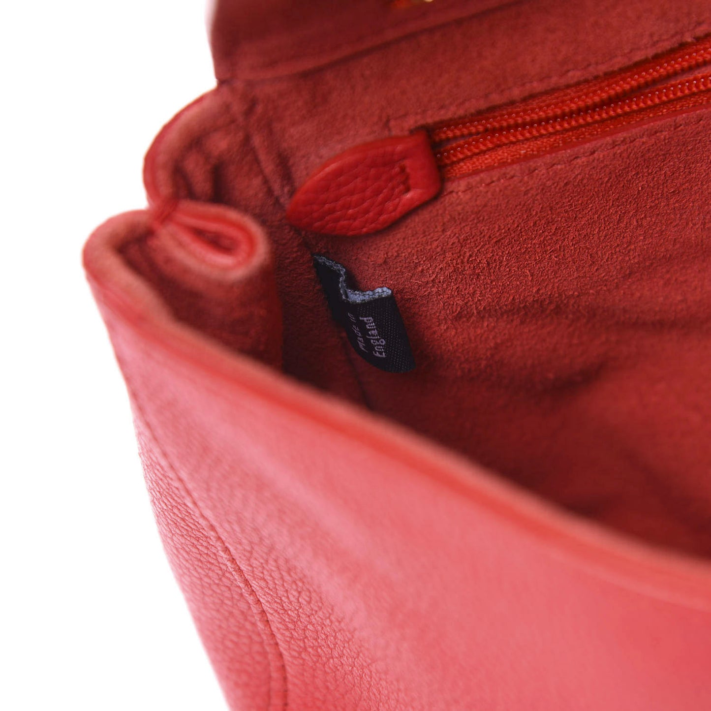 Small Classic Grain Small Lily Flap Red