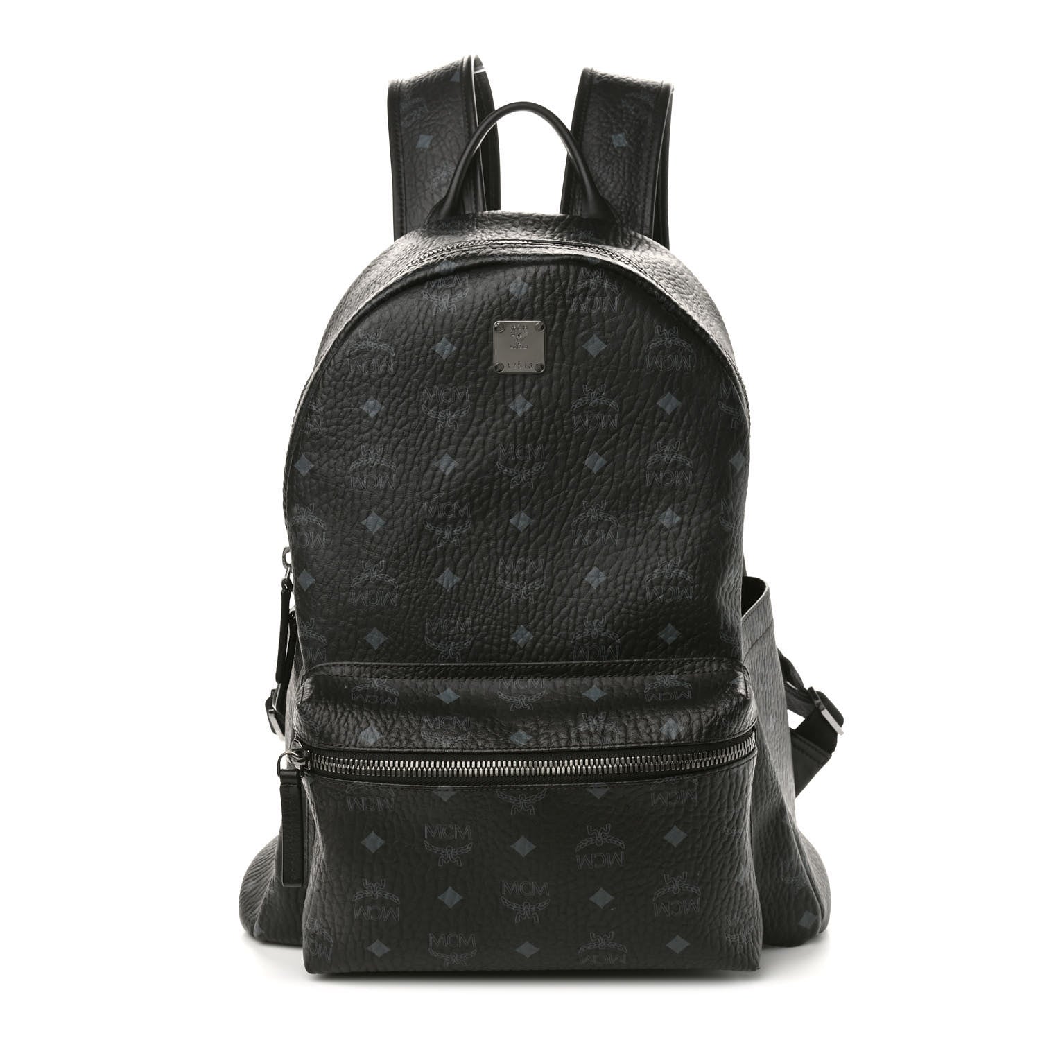 MCM Visetos Medium Stark Backpack Black 1 of 9
