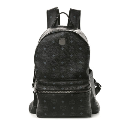 MCM Visetos Medium Stark Backpack Black 1 of 9