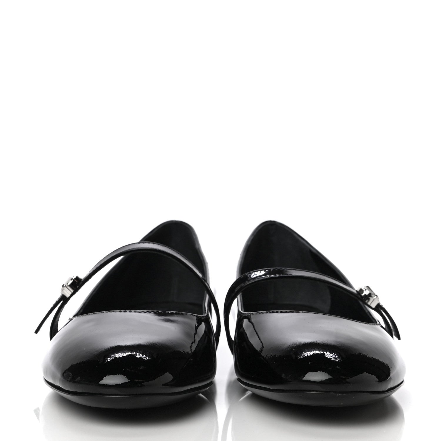 Louis Vuitton Patent Uniformes Ballet Flats 37.5 Black 2 of 8