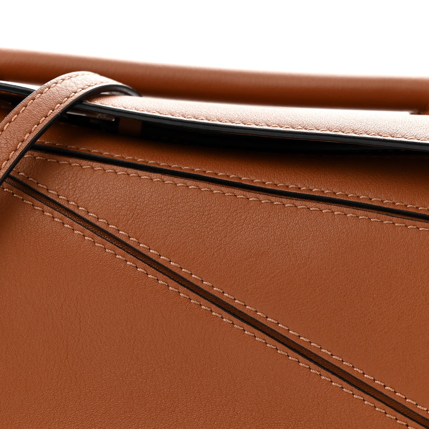 Calfskin Mini Puzzle Bag Tan