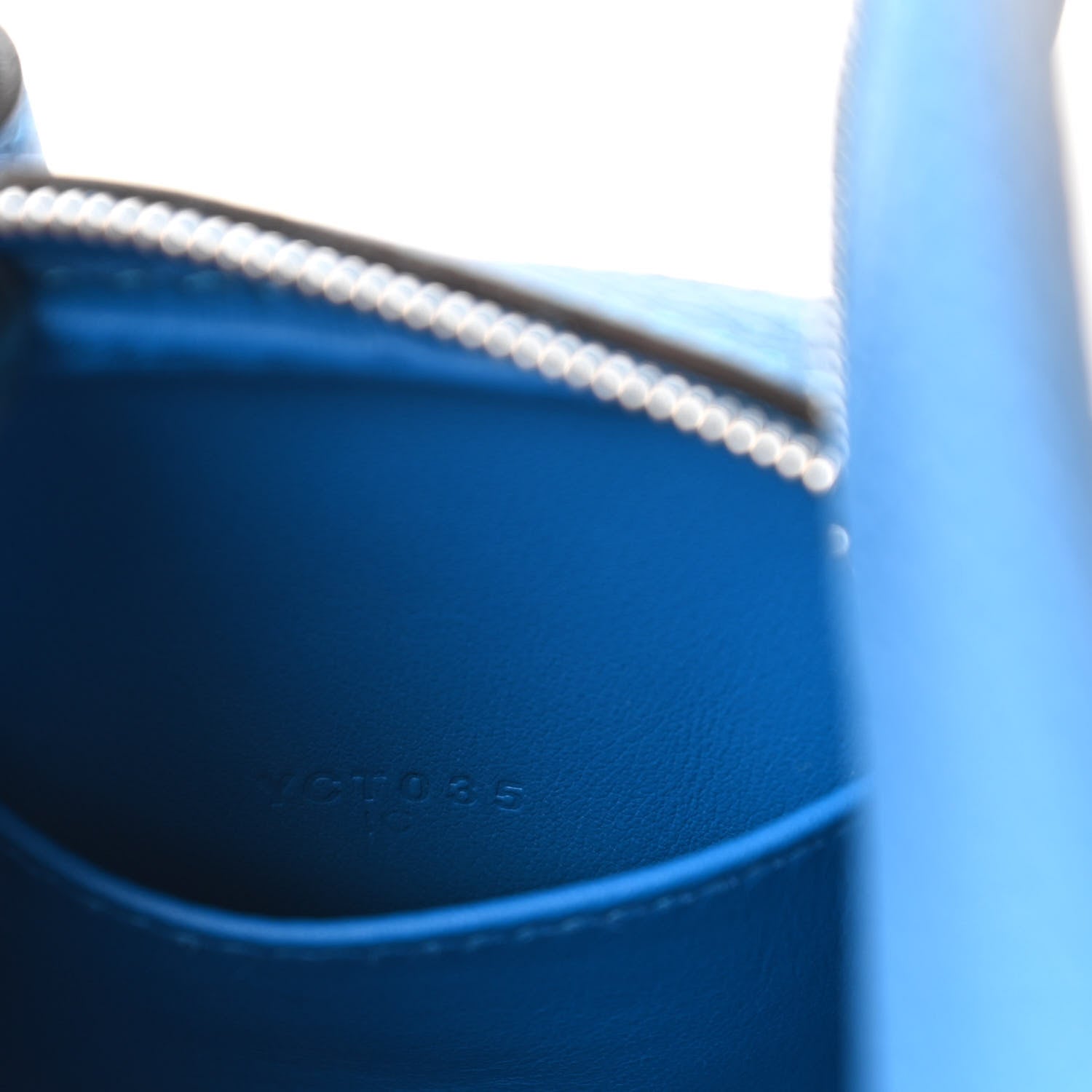 Hermes Taurillon Clemence Mini Lindy 20 Bleu Zellige 9 of 11