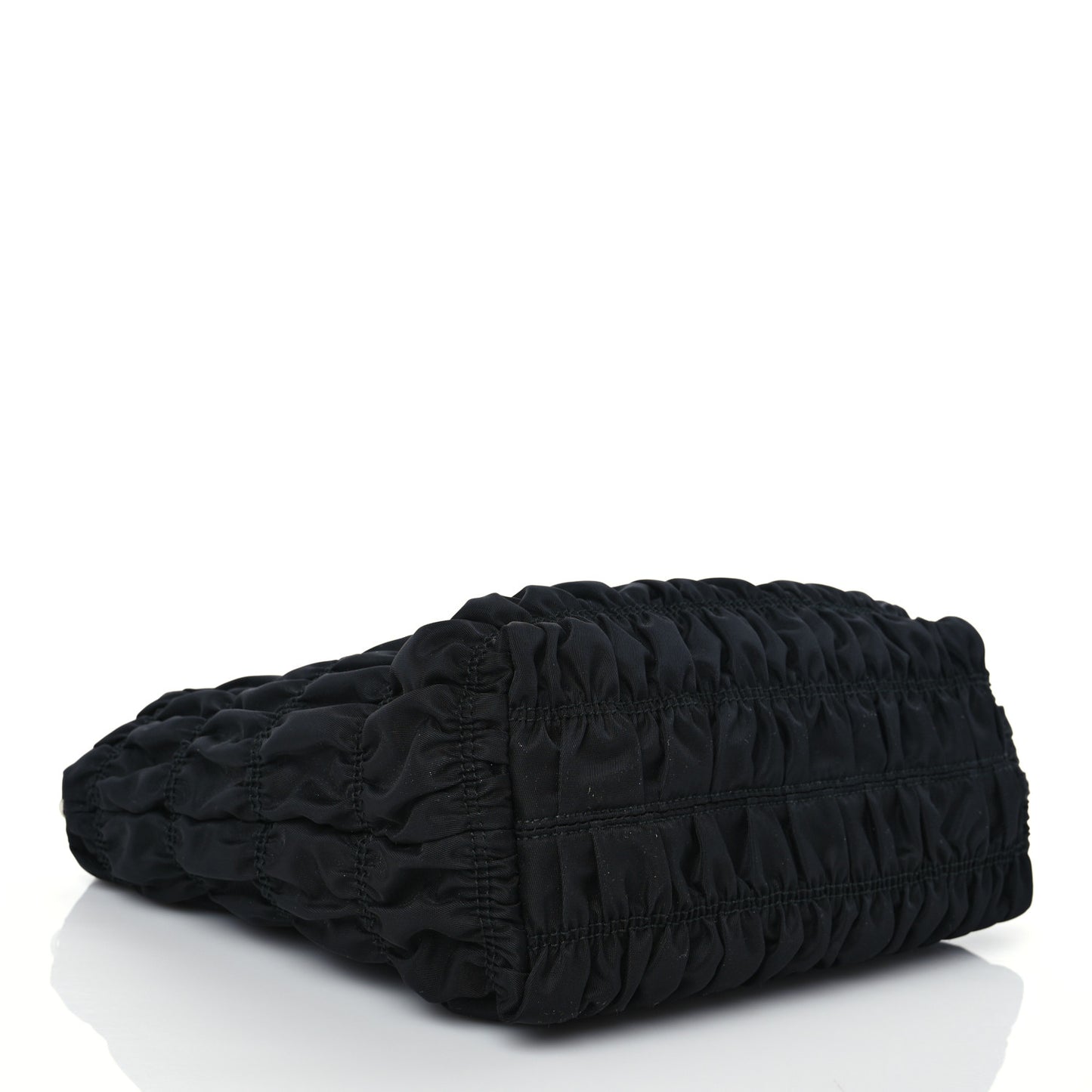 Tessuto Nylon Gaufre Tote Black