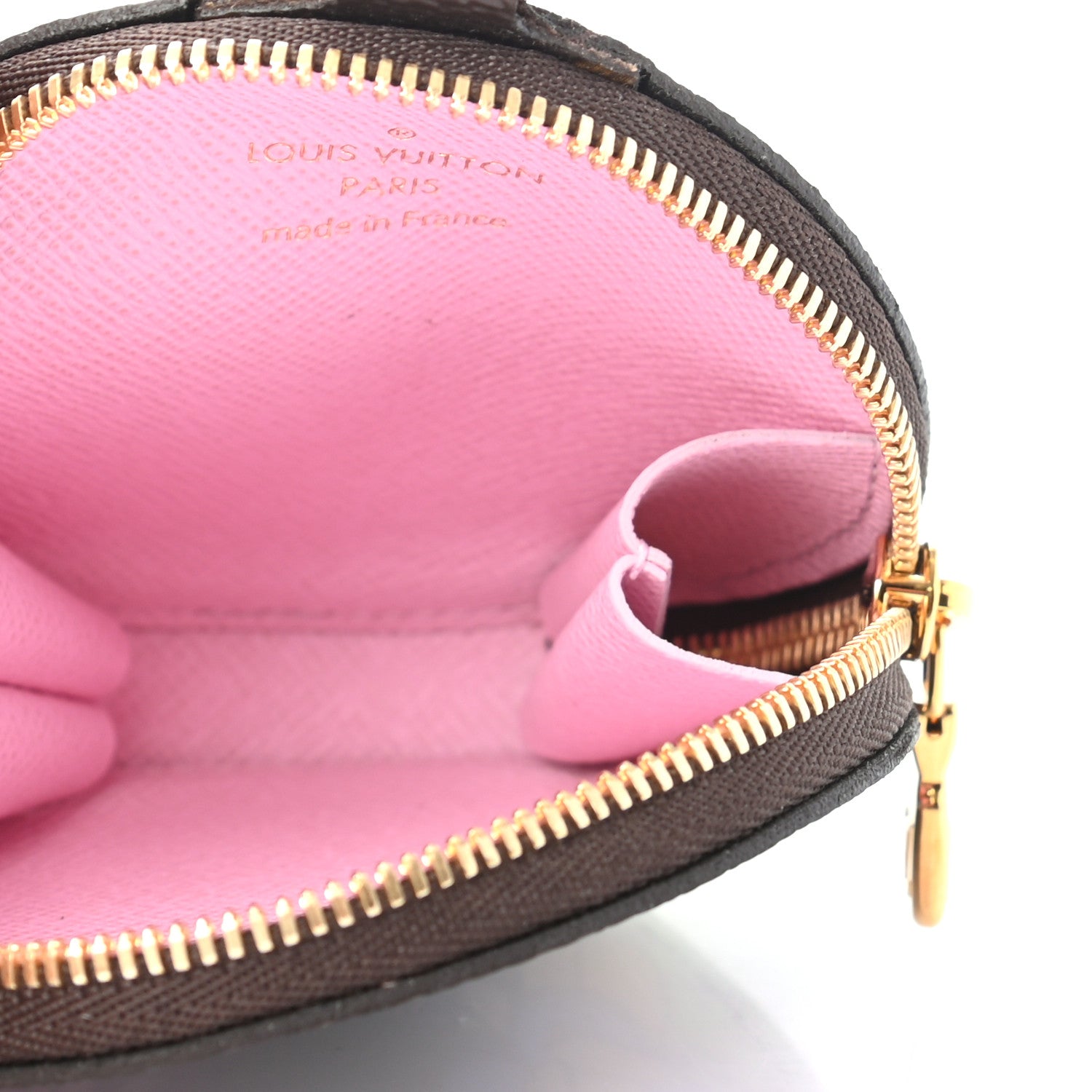 Louis Vuitton Monogram 2021 Christmas Animation Japanese Garden Round Coin Purse Wisteria Pink 5 of 6