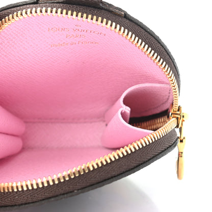Louis Vuitton Monogram 2021 Christmas Animation Japanese Garden Round Coin Purse Wisteria Pink 5 of 6