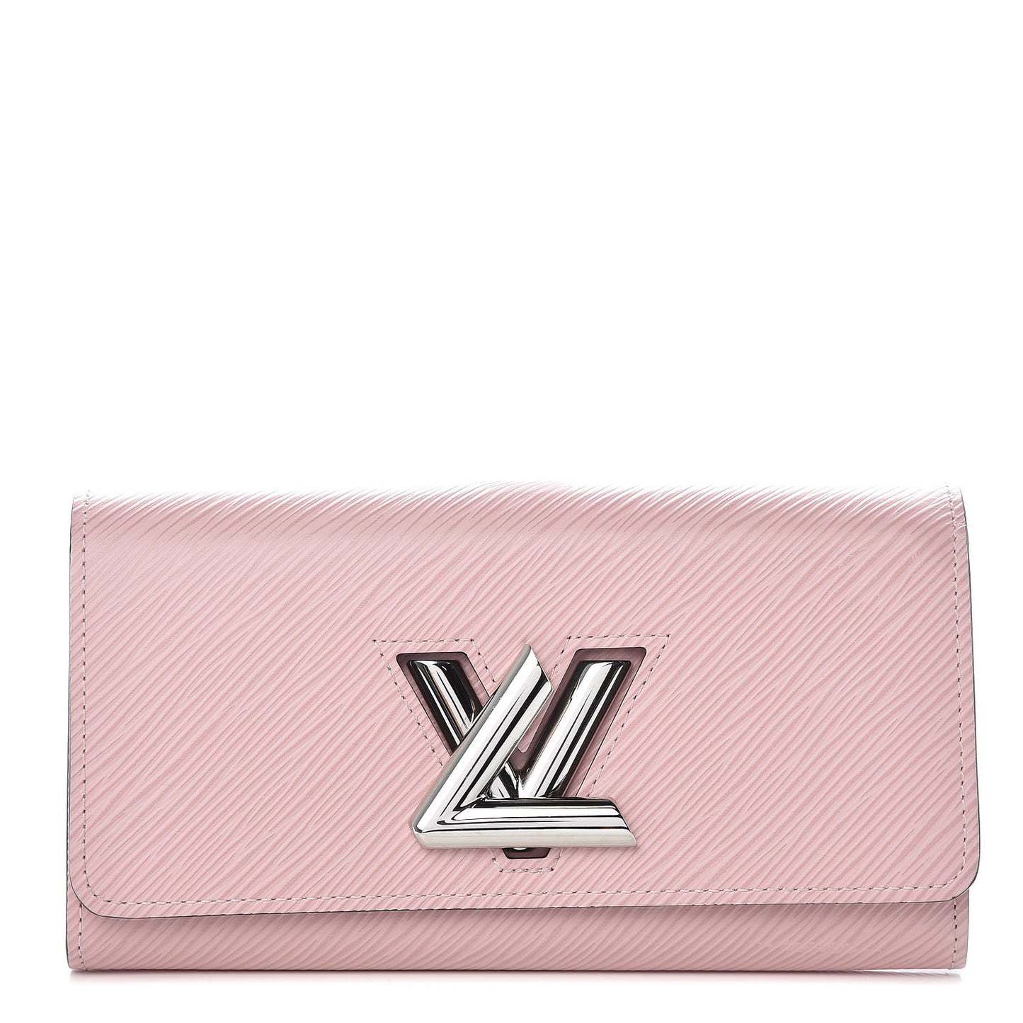 Epi Twist Wallet Rose Ballerine