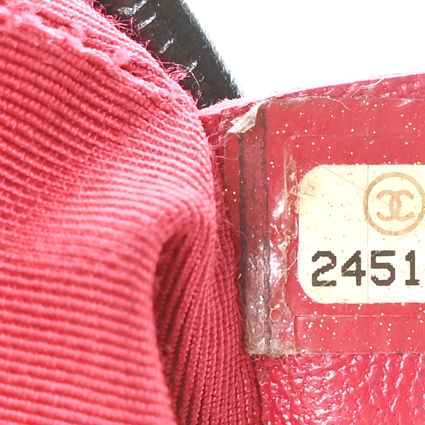 Aged Calfskin Quilted Medium Gabrielle Shopping Tote White Black