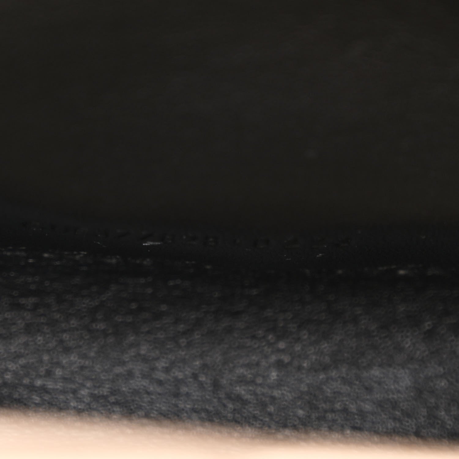 Saint Laurent Grain De Poudre Matelasse Chevron Monogram Chain Wallet Dark Beige 9 of 12