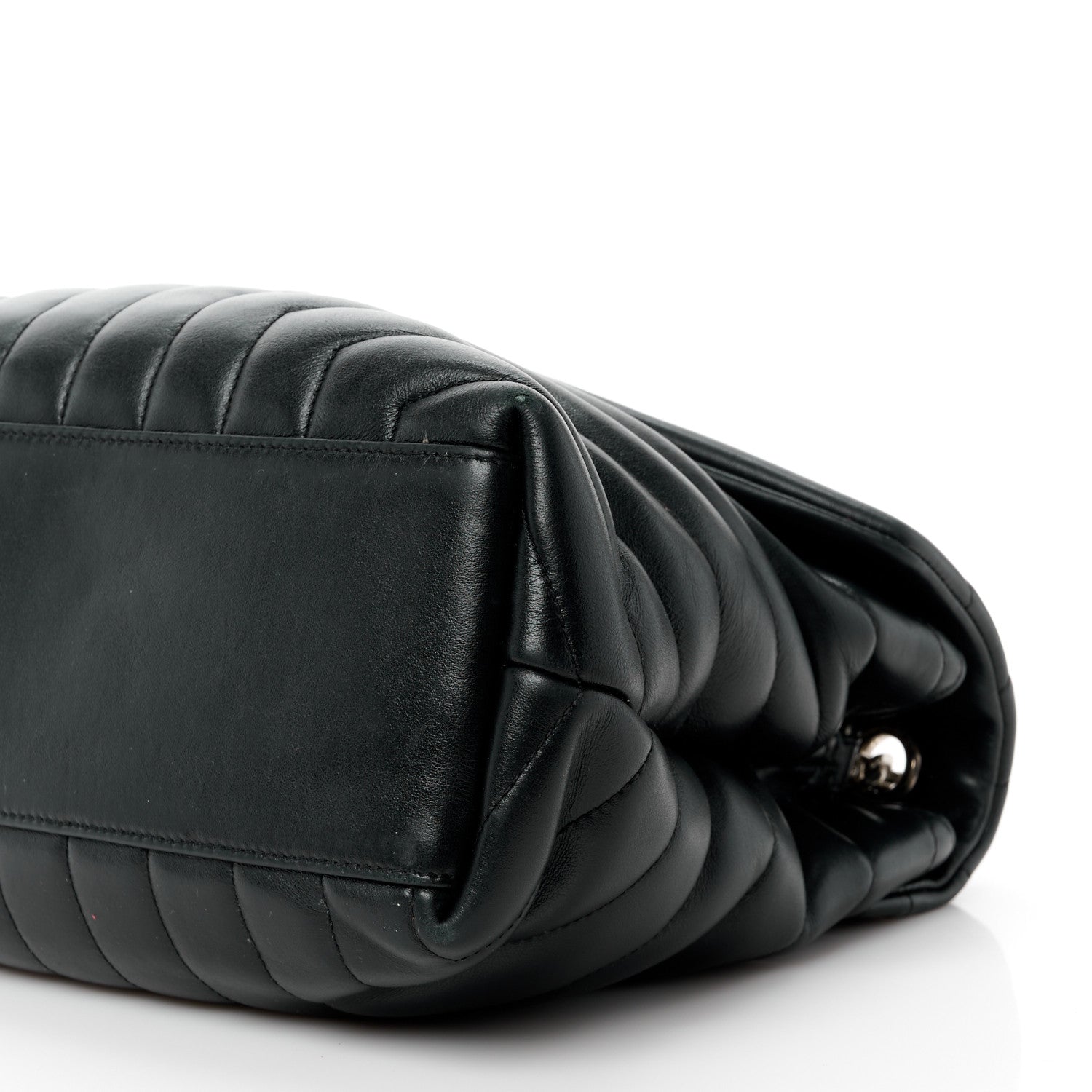 Saint Laurent Calfskin Y Quilted Monogram Medium Loulou Chain Satchel Black 12 of 15