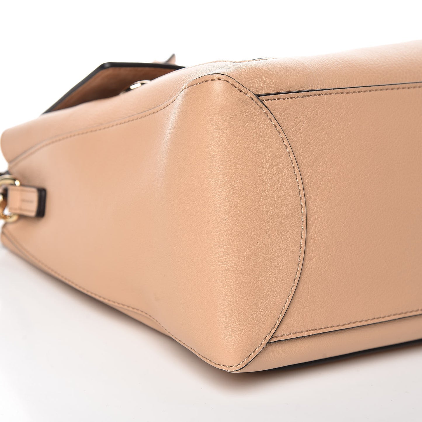 Calfskin Medium Faye Day Shoulder Bag Blush Nude