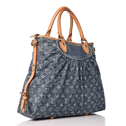 Louis Vuitton Denim Neo Cabby GM Blue 3 of 13