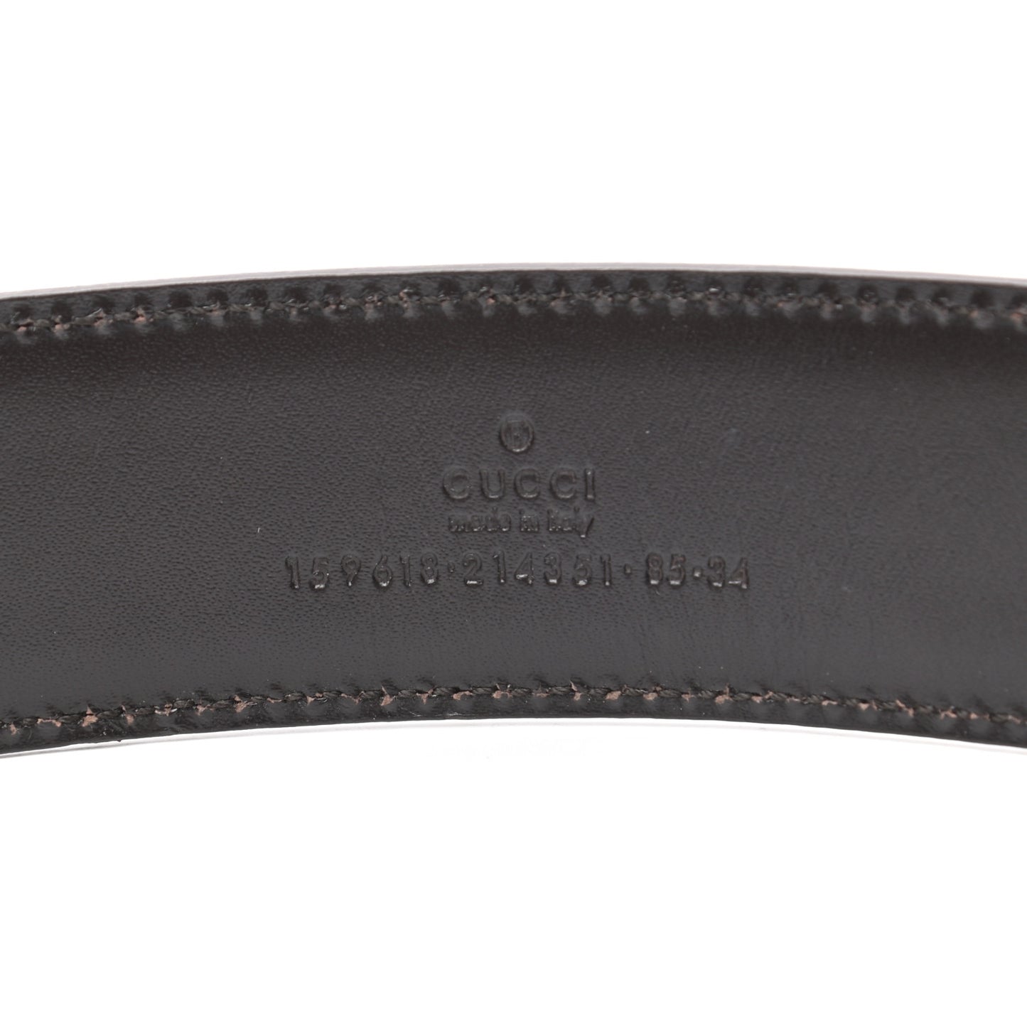 Calfskin Horsebit Buckle Belt 85 34 White