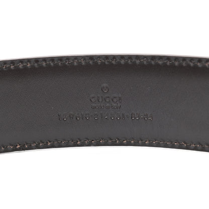 Gucci Calfskin Horsebit Buckle Belt 85 34 White 3 of 5