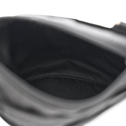 Prada Nylon Flat Messenger Bag Black 5 of 10
