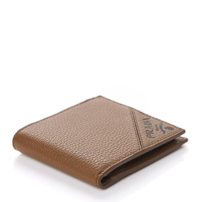 Prada Vitello Grain Bi-Fold Wallet Cannella 4 of 7