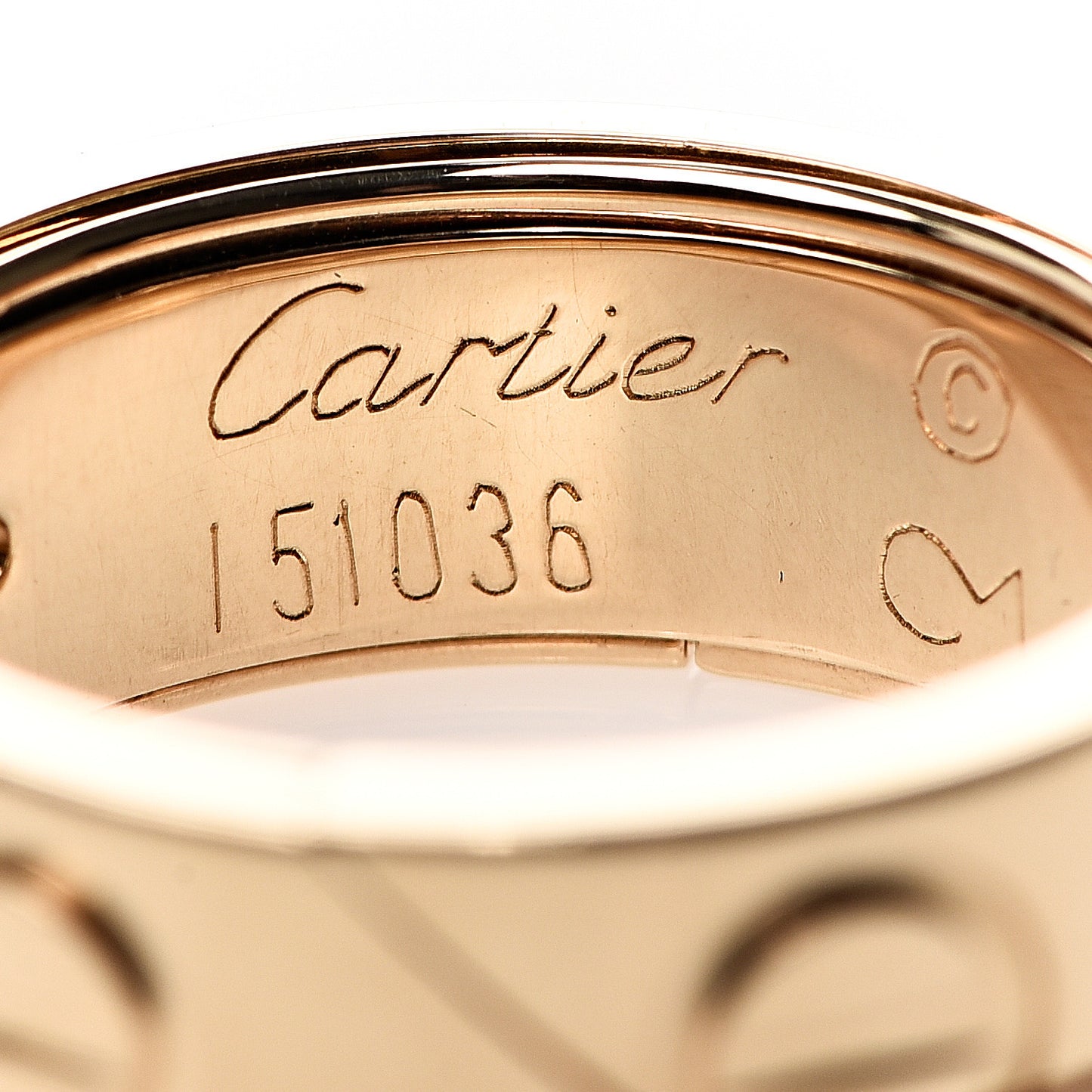 18K Yellow Gold 7mm Astro LOVE Ring 50 5.25