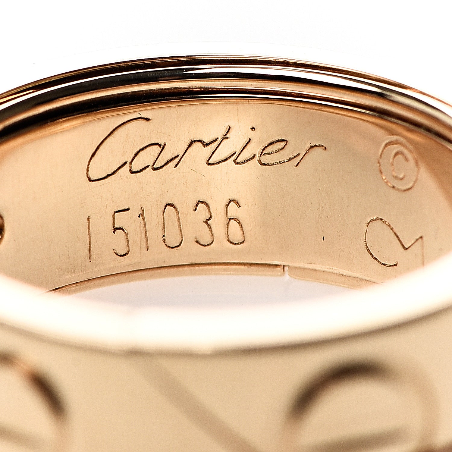Cartier 18K Yellow Gold 7mm Astro LOVE Ring 50 5.25 4 of 5
