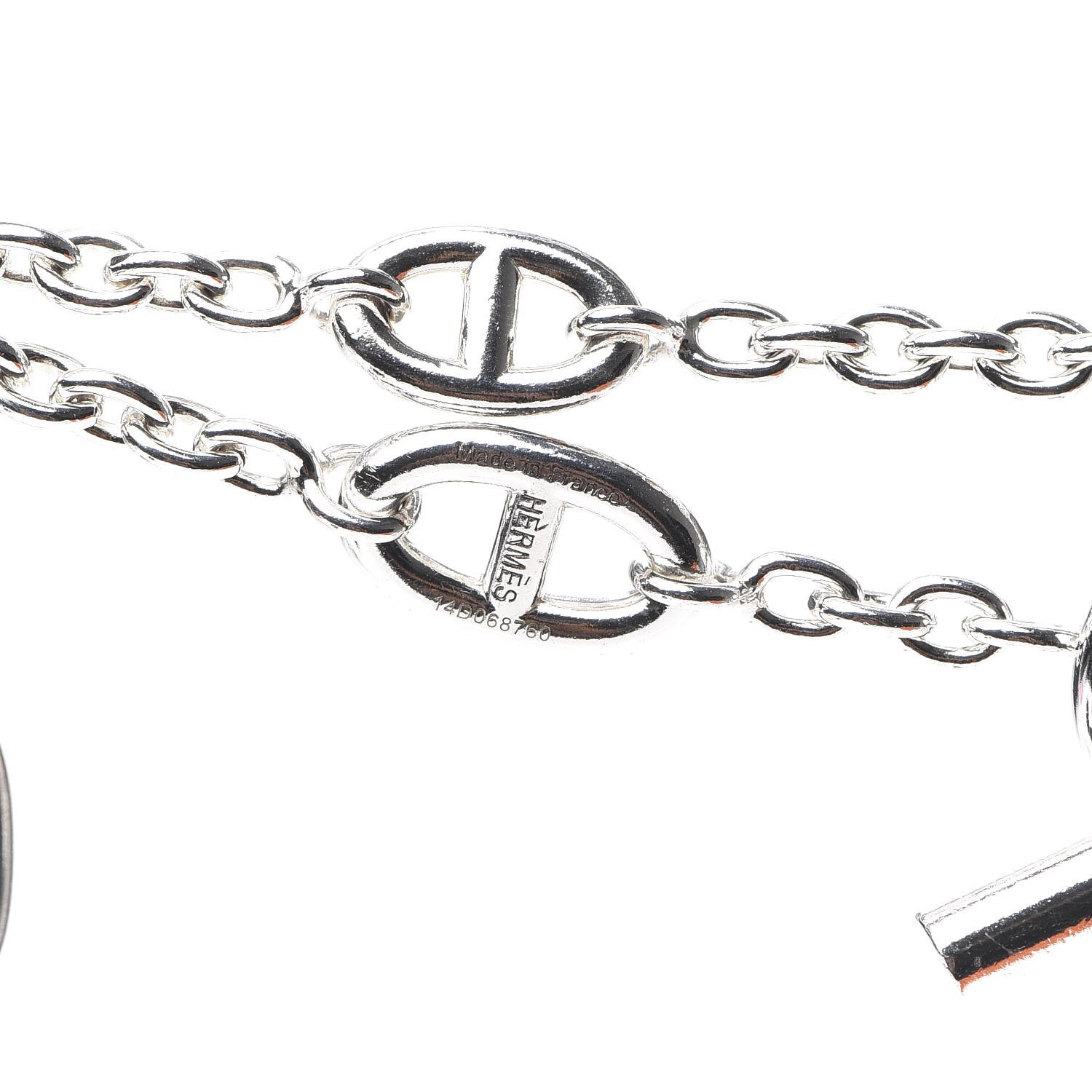 Hermes Sterling Silver Farandole Necklace 120 3 of 4