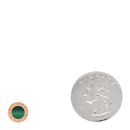 Bulgari 18K Rose Gold Malachite BVLGARI BVLGARI Single Stud Earring 2 of 5