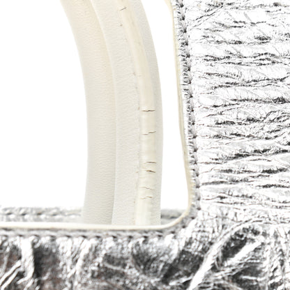 Christian Dior Metallic Calfskin Medium Diorever Flap Silver 15 of 15