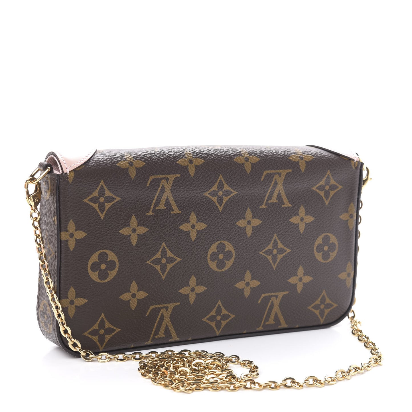 Monogram Valentine Dog Pochette Felicie Chain Wallet