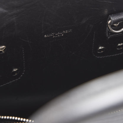 Saint Laurent Grained Calfskin Small Sac De Jour Black 8 of 9