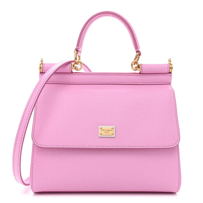 Dolce & Gabbana Dauphine Small Miss Sicily Satchel Pink 1 of 8