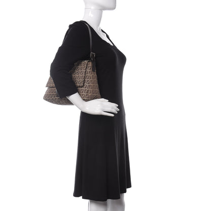 Fendi Zucchino Mama Baguette Dark Brown 2 of 9