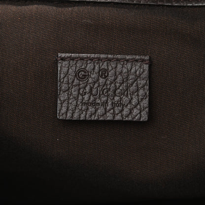 Gucci Monogram Dollar Calfskin O Drawstring Backpack Beige Ebony Testa di Moro Dark Chocolate 6 of 11
