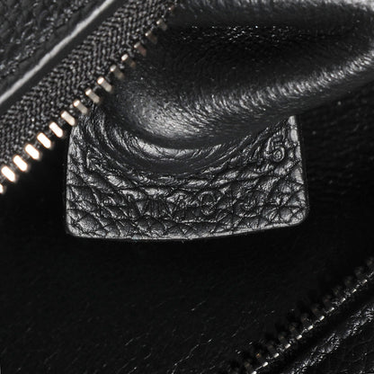 Celine Drummed Calfskin Suede Medium Trapeze Black 9 of 9