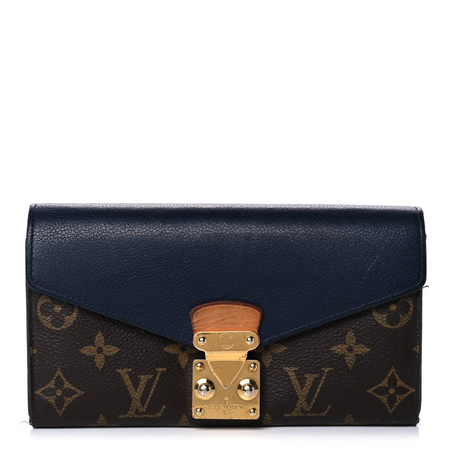 Louis Vuitton Monogram Pallas Wallet Blue Marine 1 of 11