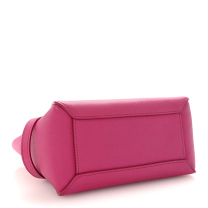 Celine Grained Calfskin Nano Belt Bag Raspberry 4 of 10