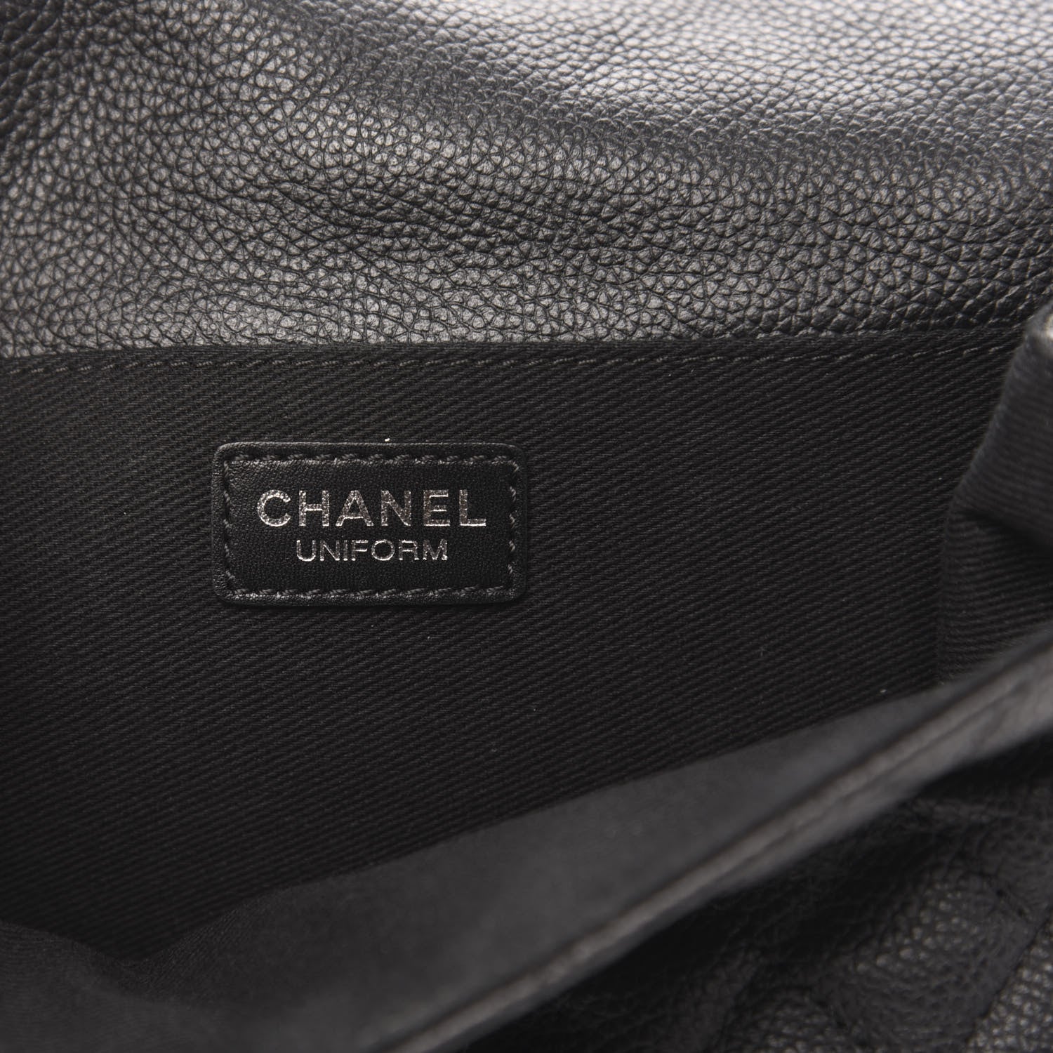Chanel Grained Calfskin Quilted 2.55 Reissue Flap Belt Bag Clutch Black 6 of 10