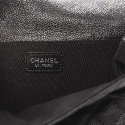 Chanel Grained Calfskin Quilted 2.55 Reissue Flap Belt Bag Clutch Black 6 of 10