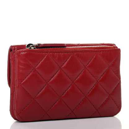 Chanel Lambskin Quilted Coin Purse Red 5 of 19