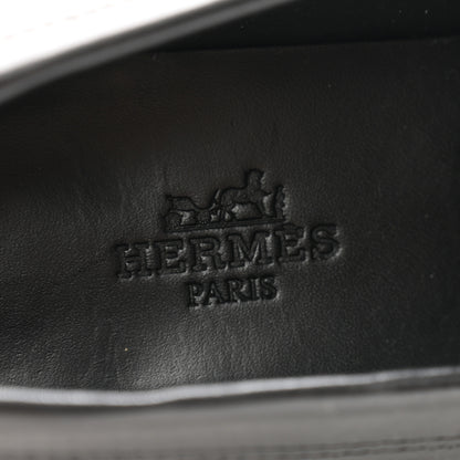 Hermes Calfskin Womens Hot Loafer 35 Black 5 of 12