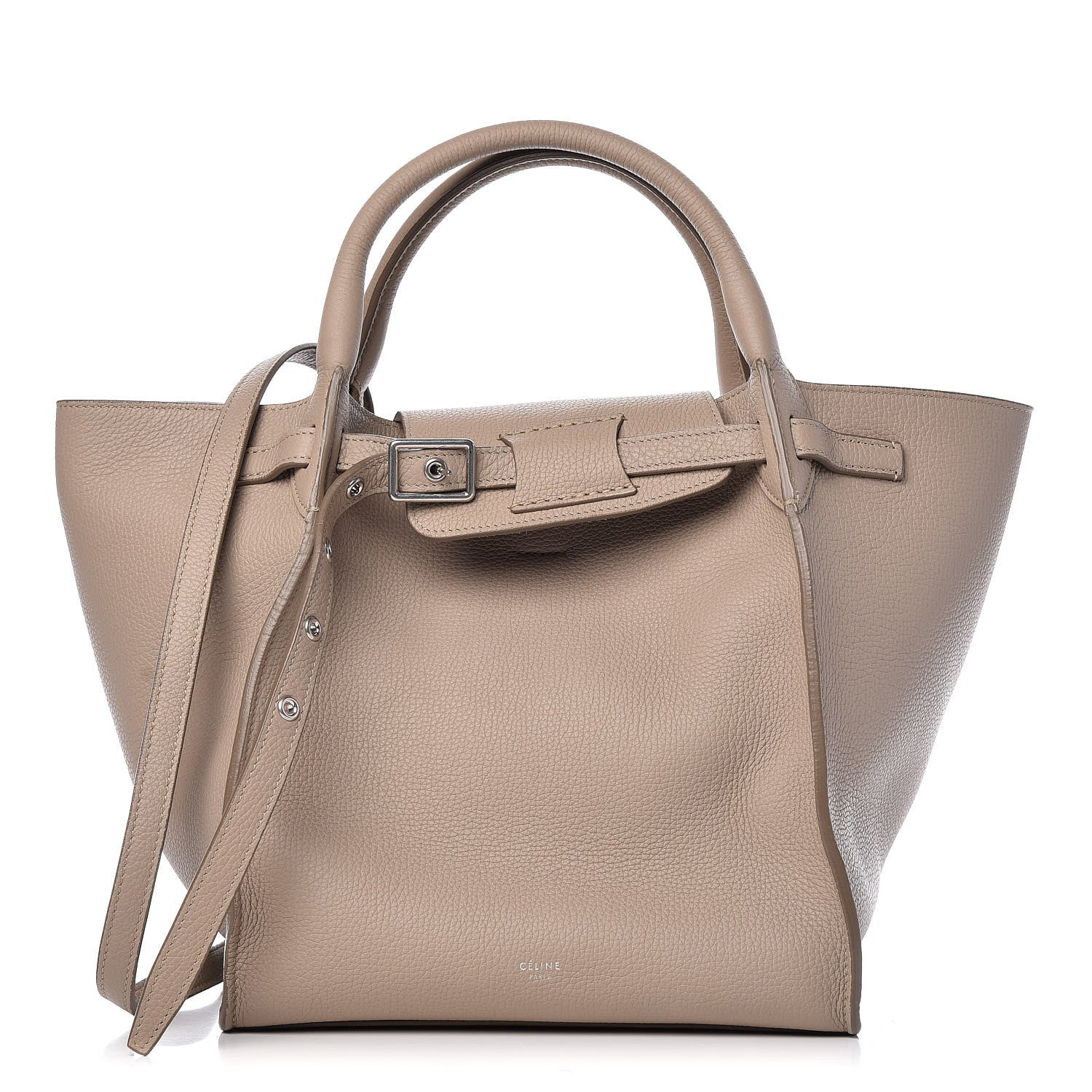 Celine Supple Grained Calfskin Small Big Bag Light Taupe 1 of 13