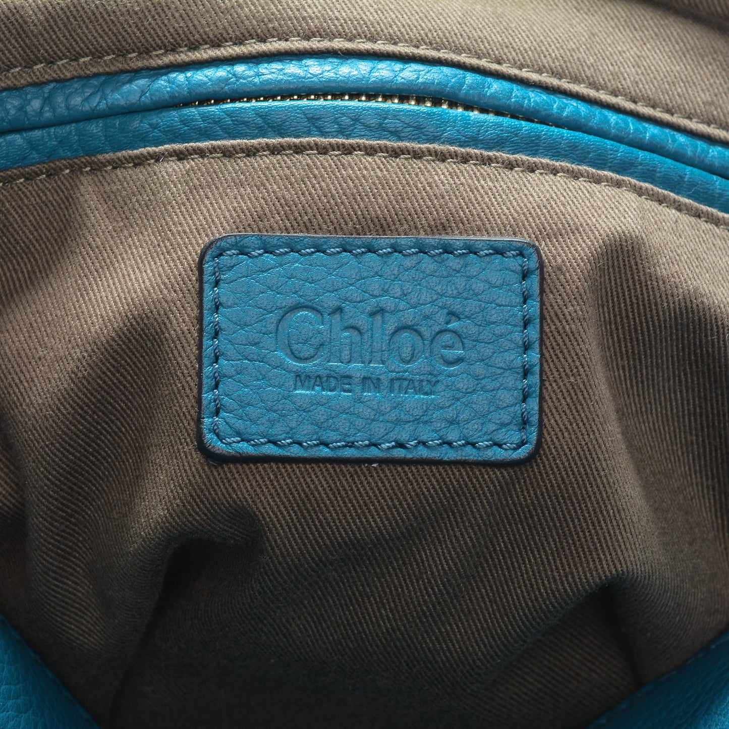 Calfskin Large Marcie Satchel Laguna Blue