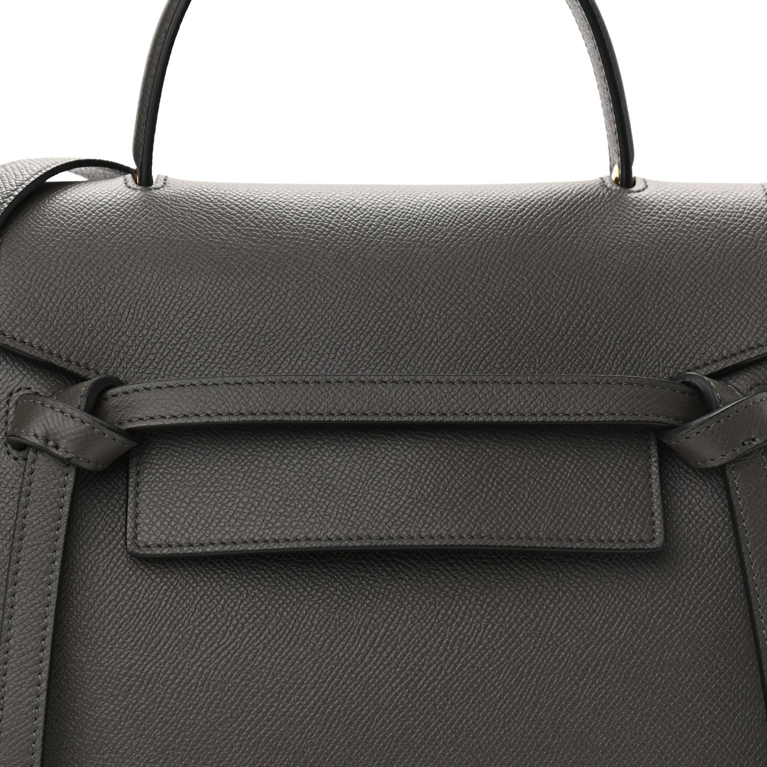 Celine Grained Calfskin Micro Belt Bag Grey 8 of 11