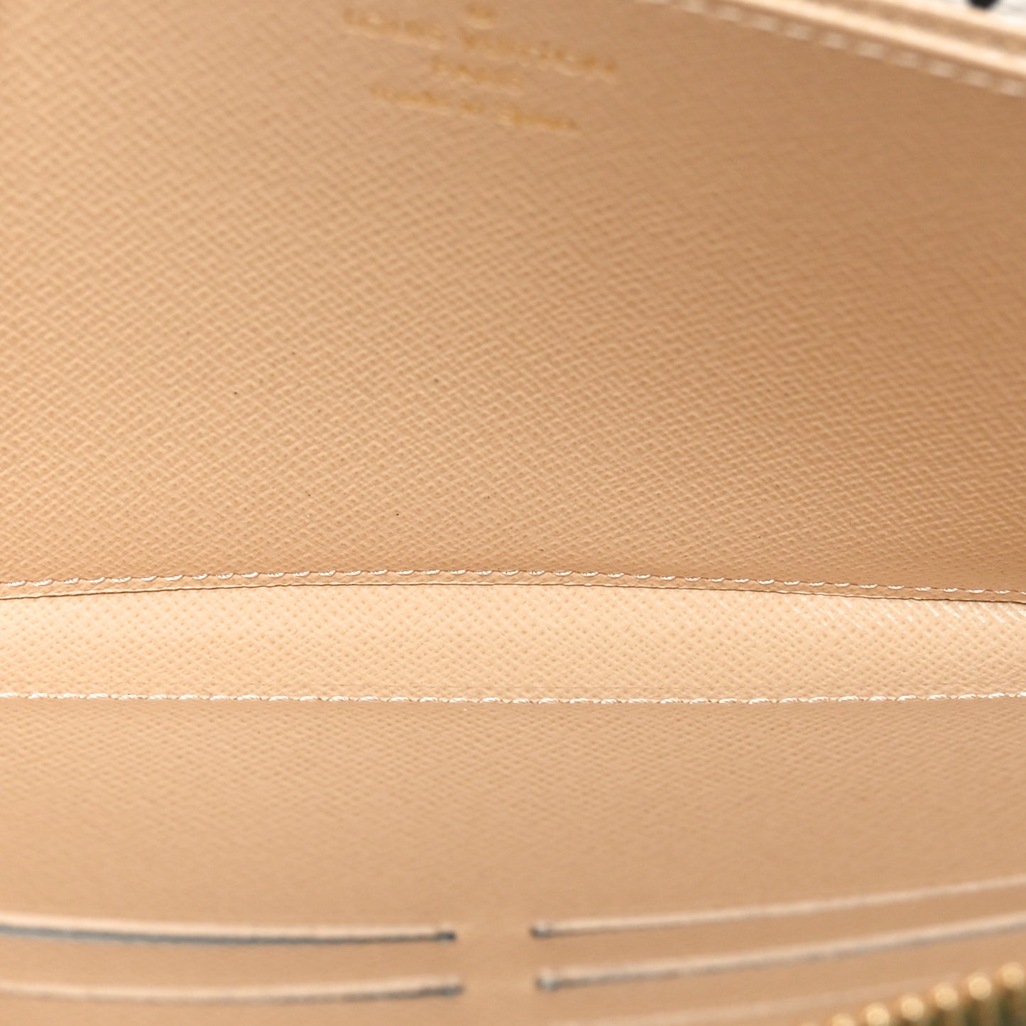 Monogram Giant Zippy Wallet Kaki White