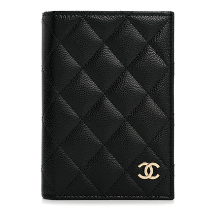 Chanel Caviar Quilted Passport Holder Black 1 of 8